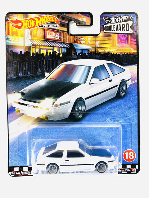 Hot Wheels Walmart Exclusive Boulevard Toyota AE86 Sprinter Trueno #18