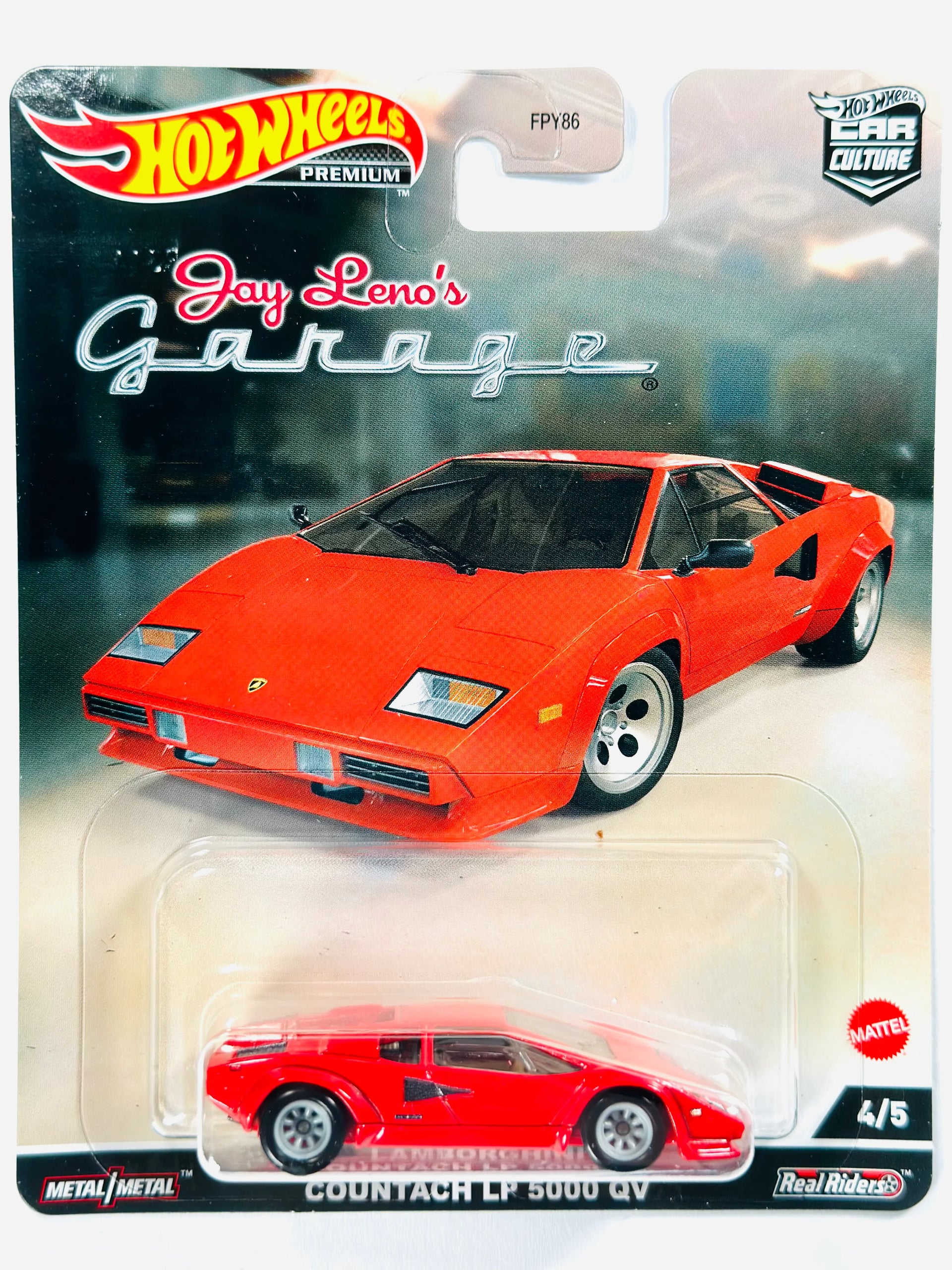 Hot Wheels 2022 Car Culture Jay Leno's Garage Lamborghini Countach