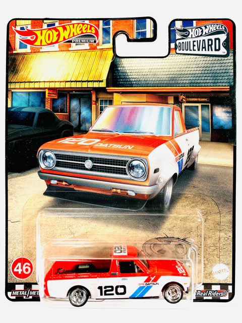 Hot Wheels 2022 Boulevard Series Wal-Mart Exclusive '75 BRE Datsun Sunny Truck (B120) #46