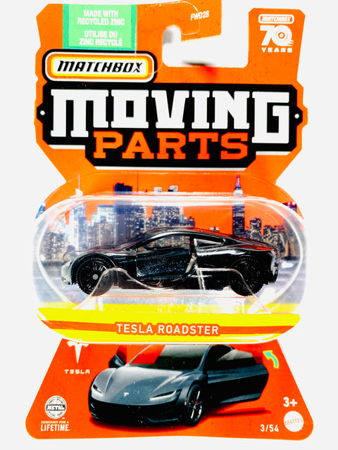 Matchbox 2023 Moving Parts Case A Tesla Roadster