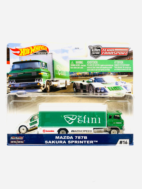 Hot Wheels 2020 Team Transport Case J Mazda 787B Sakura Sprinter